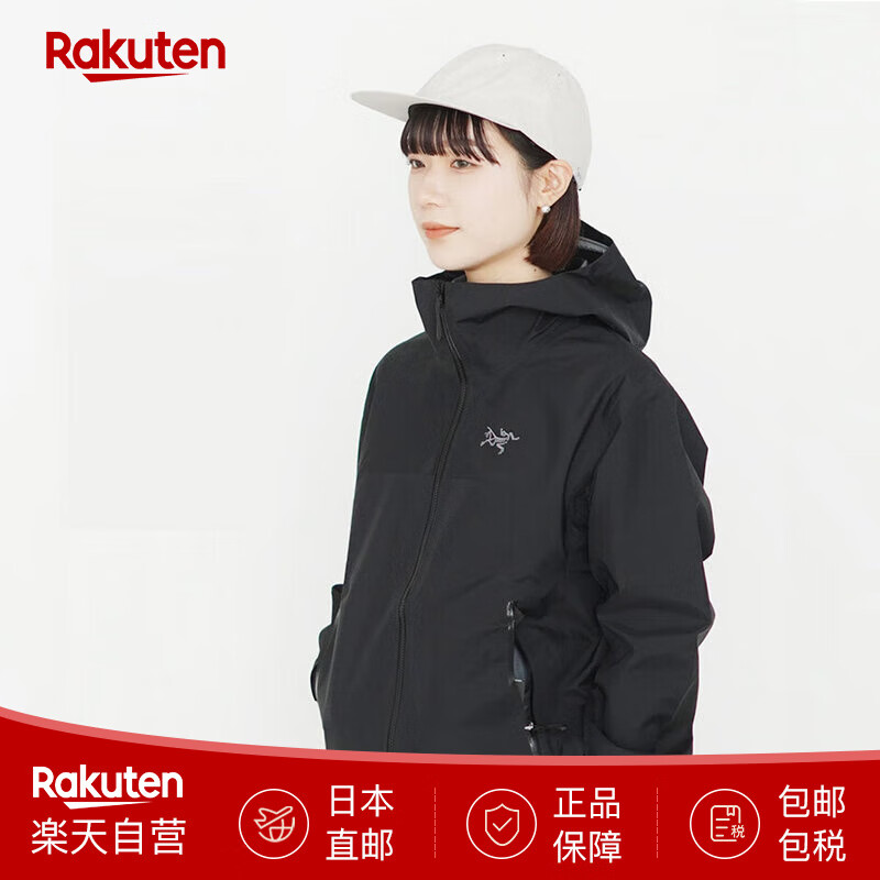始祖鸟（ARC&#039;TERYX）女士冲锋衣Beta Jacket户外软壳夹克Gore-Tex防水防风 日本直邮 黑色 M