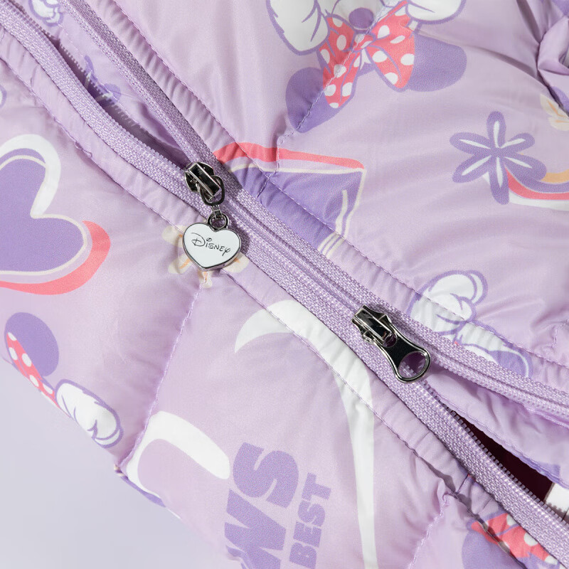 迪士尼（Disney）童装女童羽绒服爱心蝴蝶连体衣婴幼童休闲舒适保暖冬季新 爱心米妮 90 （建议15-24个月身高80-90cm)