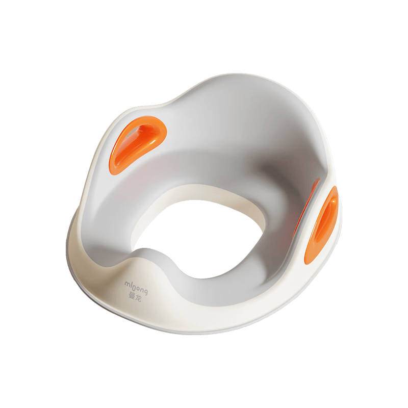 曼龙坐便垫儿童马桶坐便圈男女孩宝宝马桶圈马桶婴儿坐垫圈坐厕 安护马桶圈 云纱灰 【轻奢百搭】