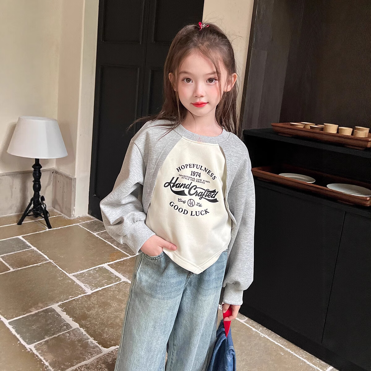 С������Ůͯ��ʽ���ݳ�����Ƭƴ�Ӵ�ɫ���޳������� ����/�װ� 140 *��������130-140cm 36.9Ԫ