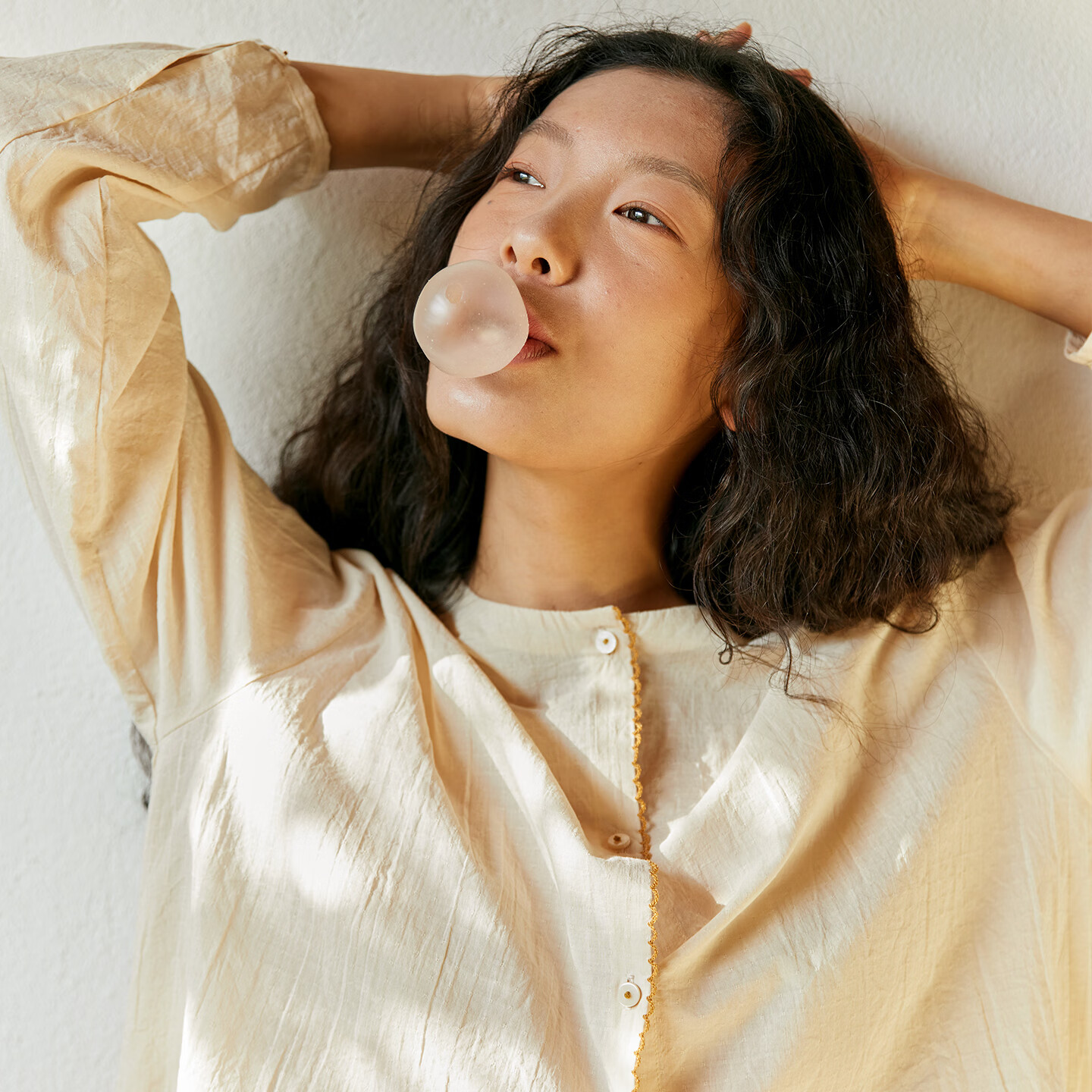 朵朵·可可好睡眠推荐26春夏季新款纯棉提花ju柔软睡衣套装女 杏色 M (160)