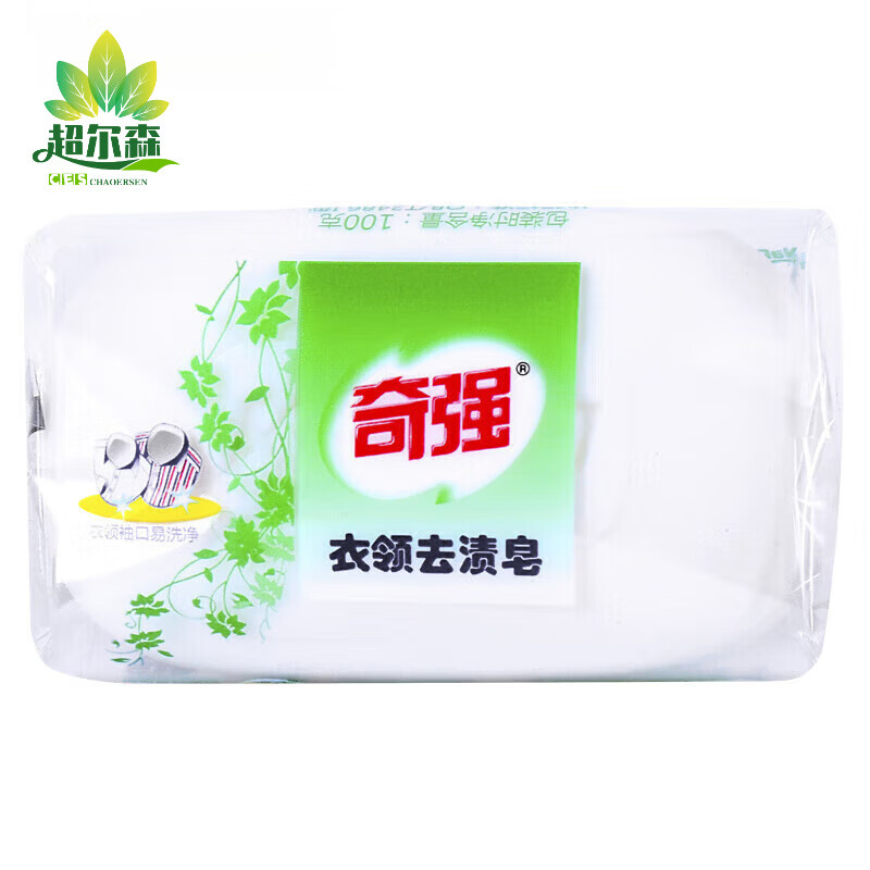 奇强(keon)肥皂衣领去渍皂除菌洗衣皂增白皂百合味肥皂 衣领皂100克x4