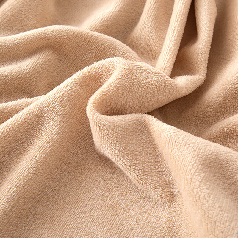 软贝简约轻奢牛奶绒床上四件套保暖毛绒床单被套学生宿舍秋冬款三件套 卡其 2.0m 床单款 (被套200*230cm) 四件