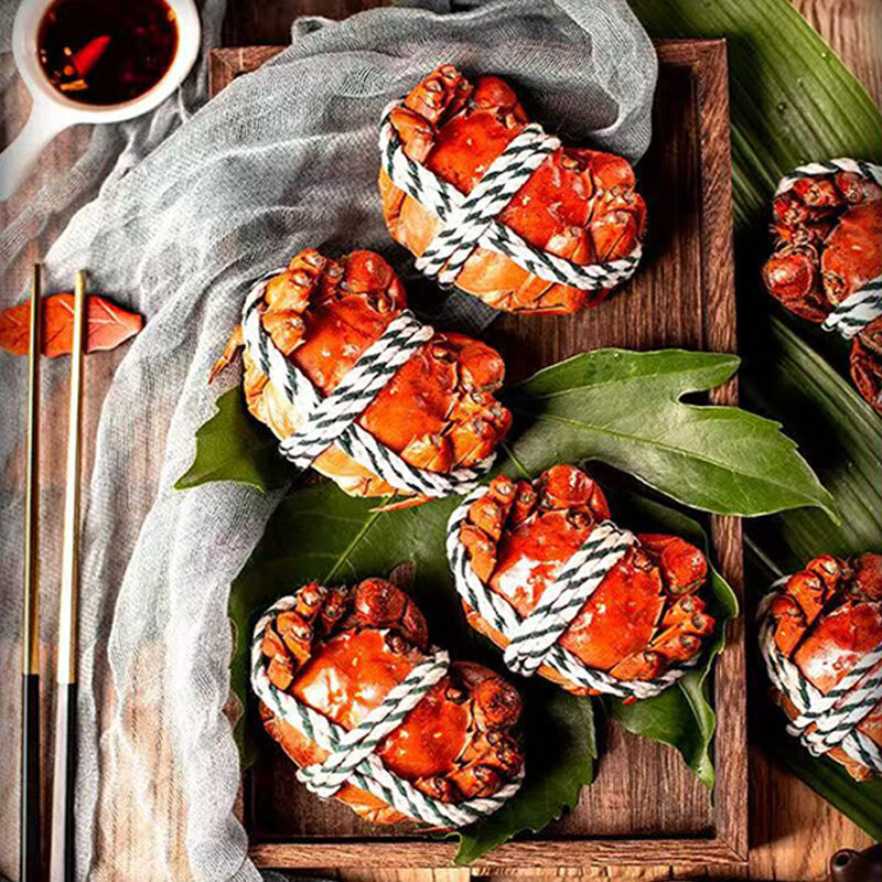 【活蟹】皓友兴大闸蟹 全母现货鲜活螃蟹生鲜海鲜中秋礼盒装 公4.0两母3.0两5对10只