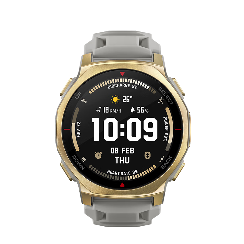 AMAZFIT華米T-Rex 3 Pro極地金44mm智能手表戶外運(yùn)動(dòng) 電話手環(huán)穿戴男款女士 京東自營(yíng)補(bǔ)貼 元旦圣誕節(jié)禮物