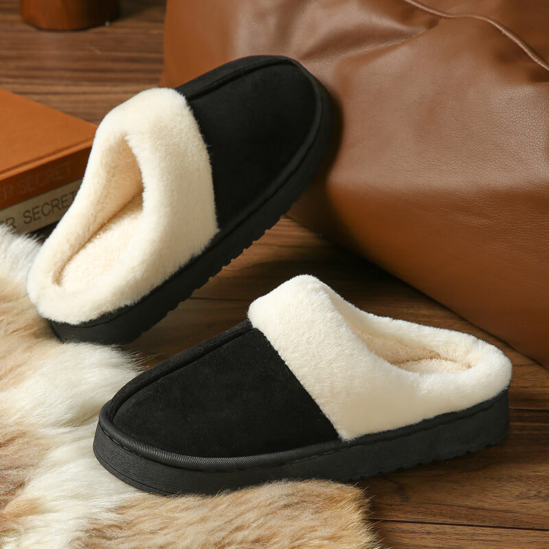 ����������Ь2025�¿�����ЬŮ��ͷ�Ӽ����ڷ�����ů���ϰٴ�ëë��Ь ��ɫ 40-41 ���ʺ�39-40�Ľţ� 11.8Ԫ