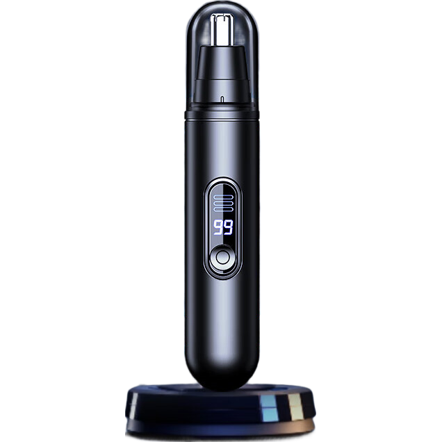 【10年质保】新款充电鼻毛修剪器男生电动鼻毛刮剃鼻毛器鼻孔修理器耳毛修剪器女士送男友 A6电显旗舰版(送防尘盖+充电线+清洁刷)