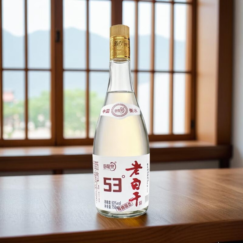 衡大老白干卧龙泉衡水特产老白干53度老白干香型白酒 高梁酒口粮酒 53度 750mL 1瓶 -单瓶（尝新推荐）
