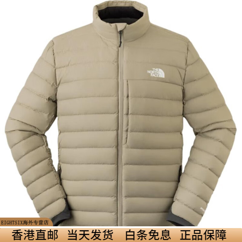 北面（The North Face）Thunder  秋冬 时尚百搭 户外保暖防泼水立领羽绒服 男款 陶土灰 陶土灰 L