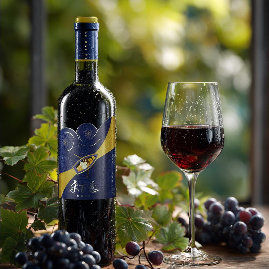 张裕直营正品乐百意赤霞珠半干红葡萄酒国产红酒750ml*2瓶礼盒 张裕正品乐百意半干葡萄酒2瓶