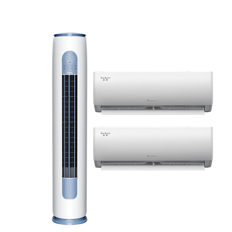 格力（GREE）【空调套装】新一级能效 变频自清洁家用客厅卧室空调套装【两室一厅】 1.5匹天仪*2+3匹云逸*1
