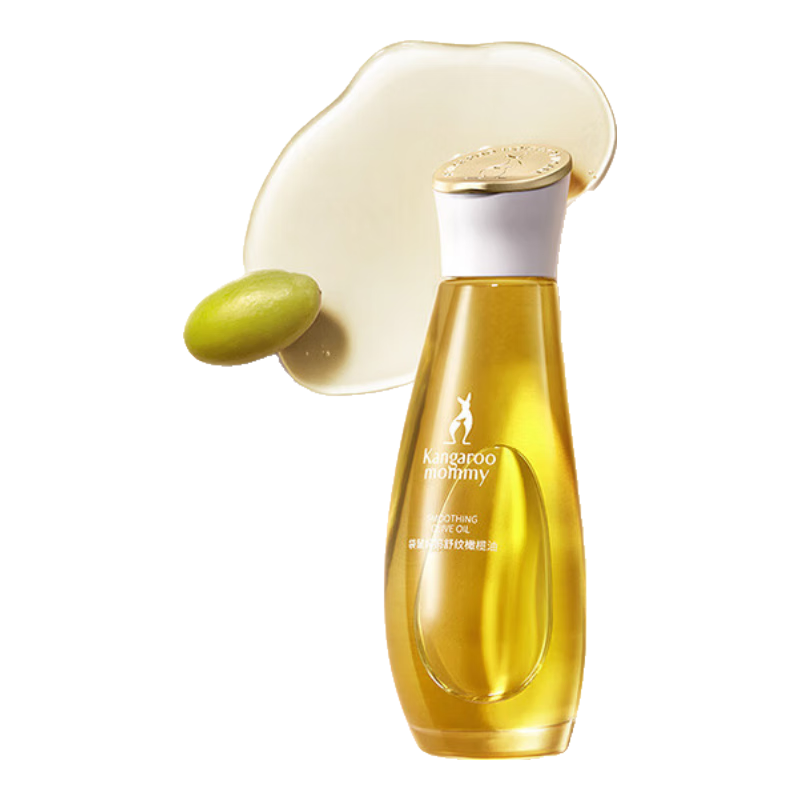 袋鼠媽媽橄欖油淡化紋準(zhǔn)孕婦護(hù)理油修護(hù)精華油護(hù)膚專用舒紋妊娠油96ml