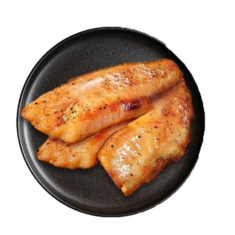 捕鲜友黑椒鳕鱼排净重500g 去骨去刺低脂肪高蛋白早餐轻食 空气炸锅食材