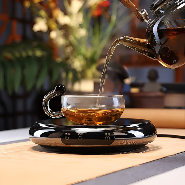 全度耐热玻璃蒸煮一体提梁壶大容量煮茶烧水壶高档电陶炉茶壶围炉煮茶 木影煮茶壶+鼓韵电陶炉黑