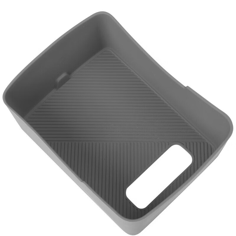 适用小鹏MONA M03硅胶款中控储物盒原车色储物盒防滑防刮花保护垫 硅胶款【小鹏M03中控储物盒】午夜灰