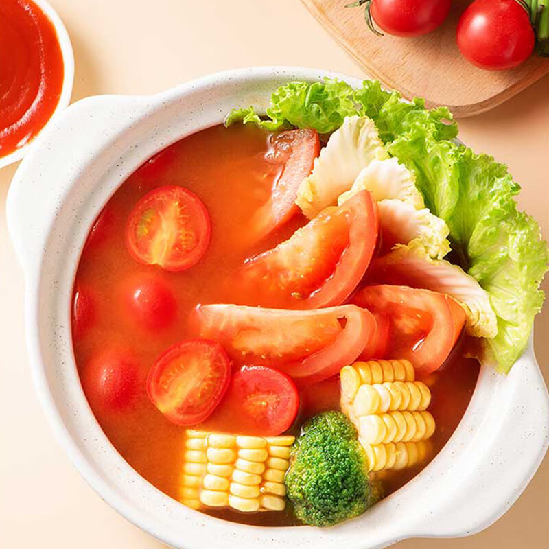 雲亭清真新疆大番茄火锅底料200g*2番茄鲜香汤料涮菜家用汤料 番茄底料200g*1袋