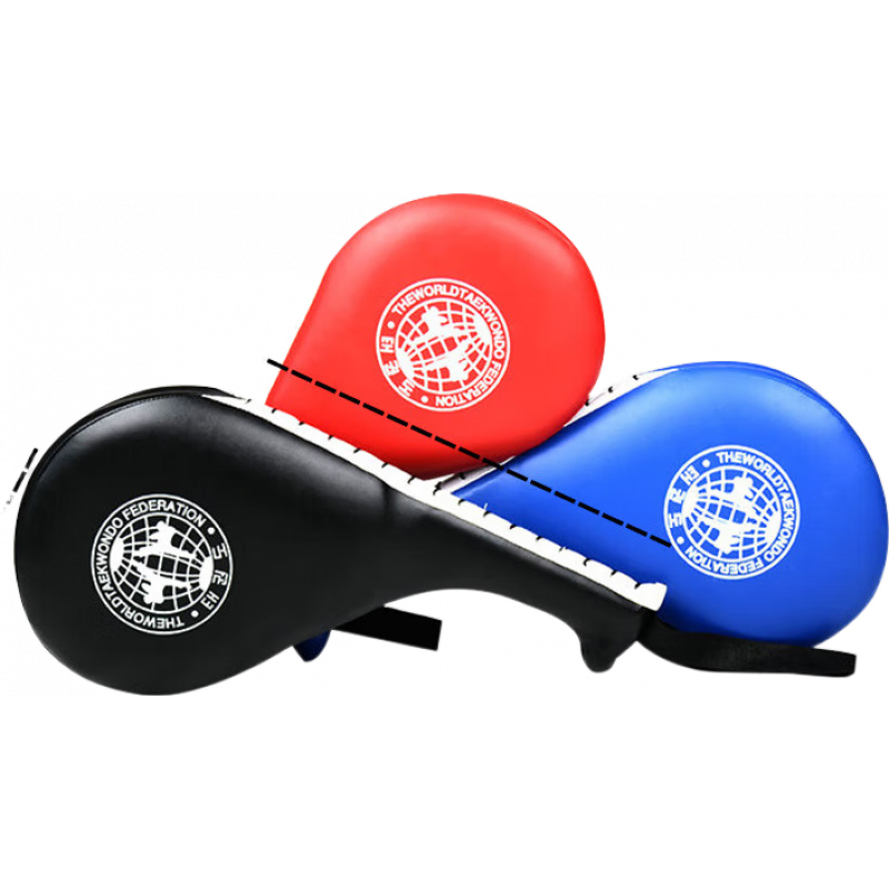 愛(ài)倍?。ˋIBEIJIAN）跆拳道腳靶訓練雞腿靶道館手把 兒童踢靶雙葉靶 中號【耐磨PU】雙葉靶1個(gè) (顏色請留言備注)