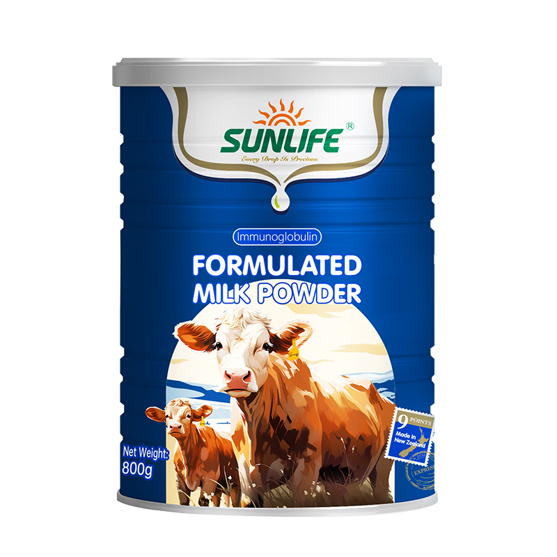 生命陽光免疫球蛋白質(zhì)奶粉牛初乳粉兒童中老年亞健康化療葡聚糖運(yùn)動營養(yǎng) 免疫球蛋白奶粉800g【單罐裝】