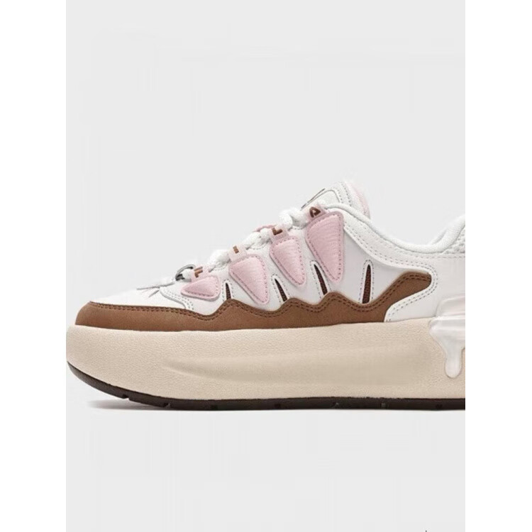 Fila女生复古板鞋2025春季新款厚底萝卜鞋时尚运动休闲鞋 夜曲紫/古白 夜曲紫/古白色-NA37.5斐乐 35.5 斐乐