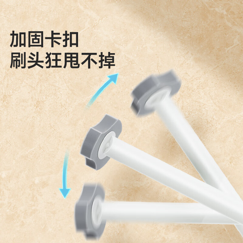 美丽雅(MARYYA)一次性马桶刷家用无死角洗厕所刷子免打孔自带清洁液即用即抛 【壁挂带底座】马桶刷-共12刷头