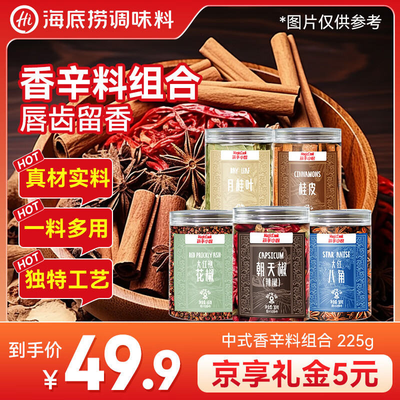 海底捞五合一香辛调料套装225g 拍4件凑后0 - 线报酷