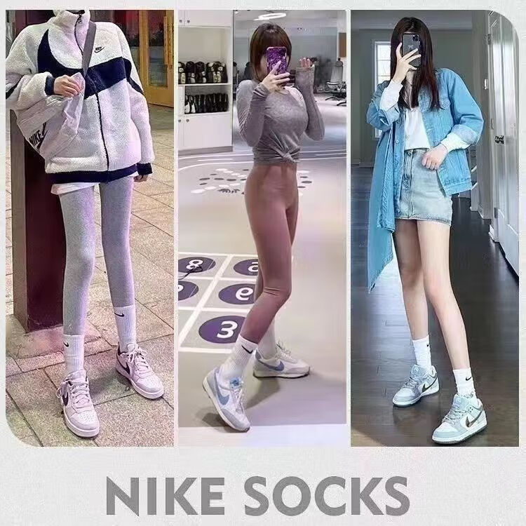 袜子男袜棉袜长筒袜女袜秋冬季透气吸汗篮球袜运动袜学生袜跑步袜 联系客服搭配颜色 【袋装】 3双 均码  36-44 短筒