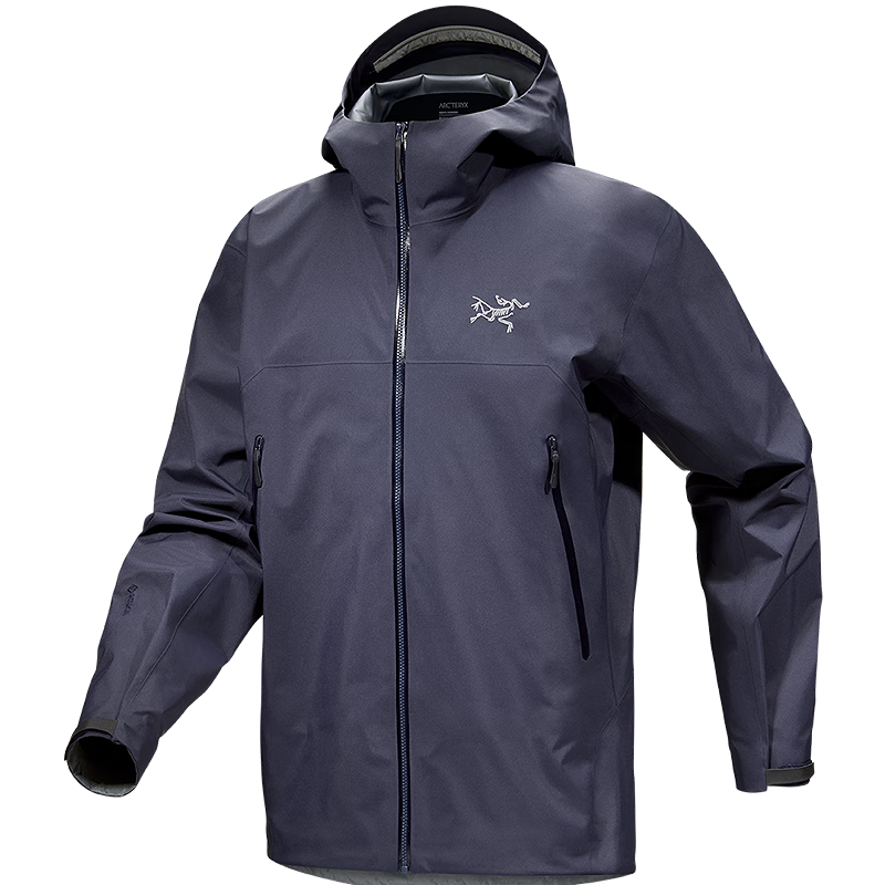 ARC'TERYXʼ���� BETA JACKET GORE-TEX ��ˮ ���� Ӳ�Ǽп� BLACK SAPPHIRE/����ɫ L