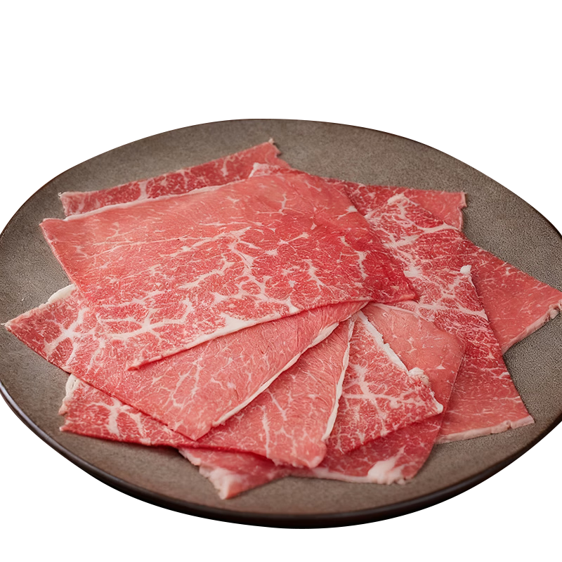 京觅海外直采 澳洲和牛大米龙M5涮烤片 180g 火锅食材牛肉片