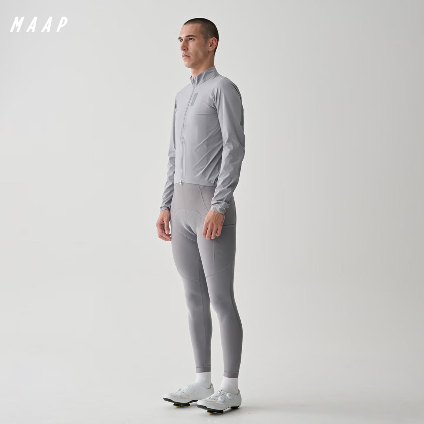 MAAP【新品】 男士 Team Bib Evo Thermal Cargo 加绒骑行长裤 太空灰 M