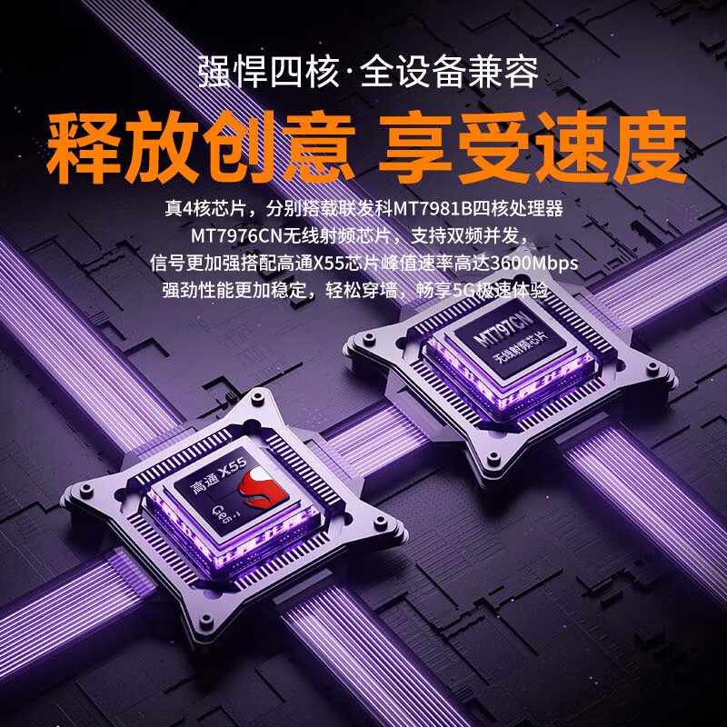 智创当下5g随身wifi移动无线可插卡cpe路由器千兆双频信号增强2025款无限流量免装宽带企业穿墙王电竞办公 【高通骁龙插卡版】 满血性能WiFi6，网速狂飙
