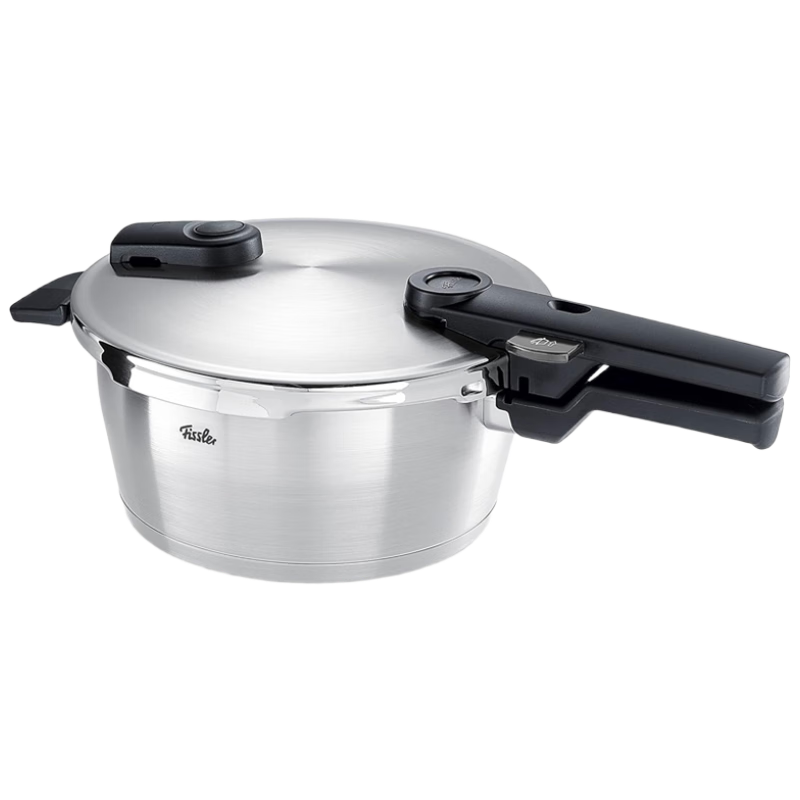 菲仕樂（Fissler）味達快不銹鋼高壓鍋 黑武士 燃氣電磁爐防爆壓力鍋3.5L德國制造