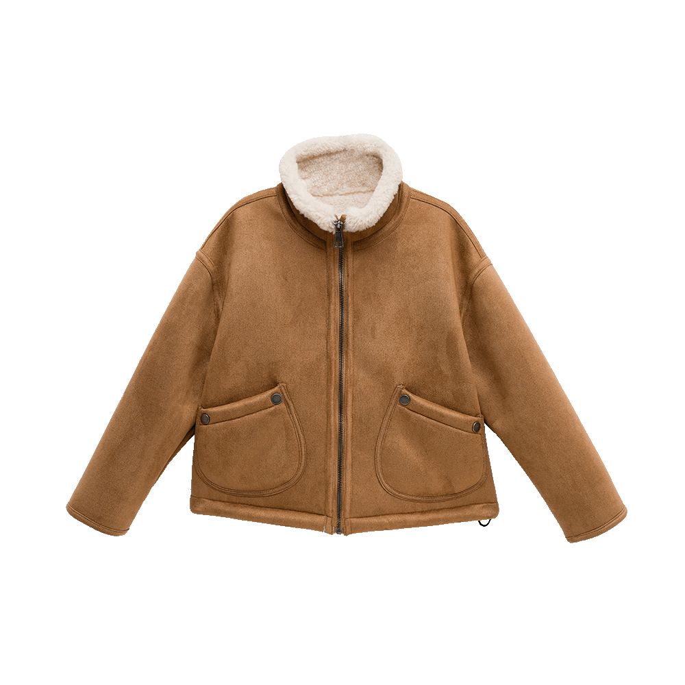 ���ڲ�����ͼͼС��Ůͯ����������Ƥ�޴��¶�װ��ͯ�Ӻ�Ƥëһ�屣ů���� ��ɫ 160 143.91Ԫ(������)