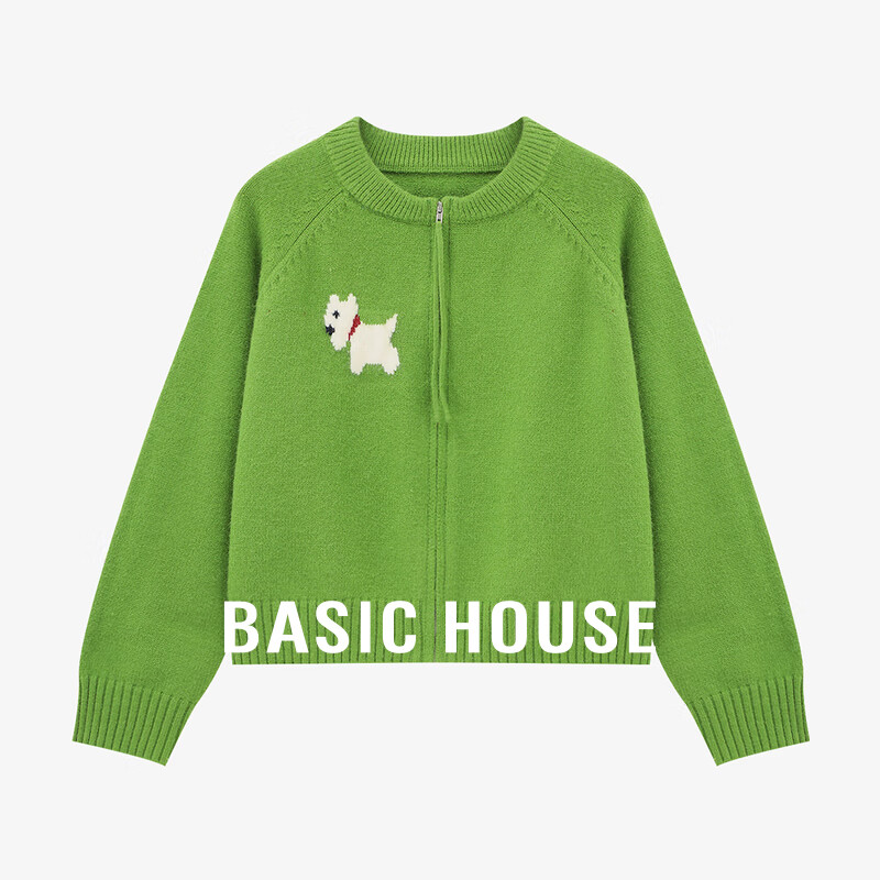 �ټҺã�Basic House��Basic House/�ټҺ�С���Ứ����ë��Ů2025��װ�¿����ٴ����� ��ɫ M