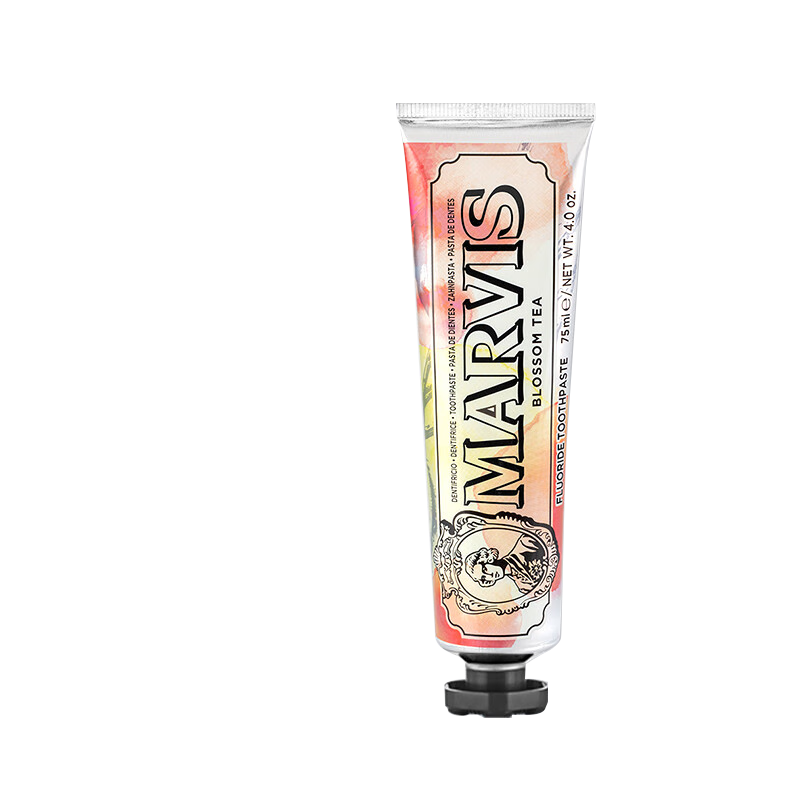 瑪爾仕意大利進(jìn)口 MARVIS瑪爾仕花間茶味牙膏75ml 呵護(hù)牙齦清新口氣