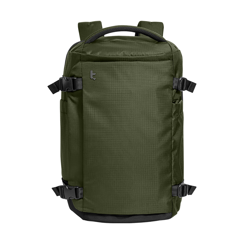 tomtoc大容量旅行包雙肩包輕量化背包輕便休閑防潑水旅游出差隨行倉T66 綠洲 40L｜適合3～5天出行（可登機）