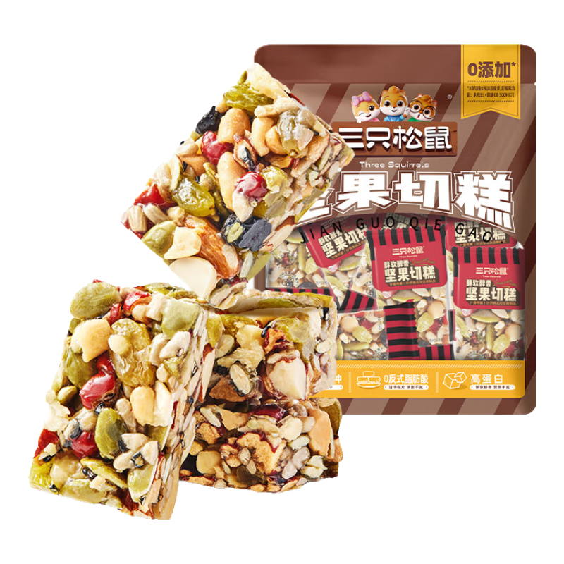 三只松鼠坚果切糕500g尝鲜 16.89元 - 86线报