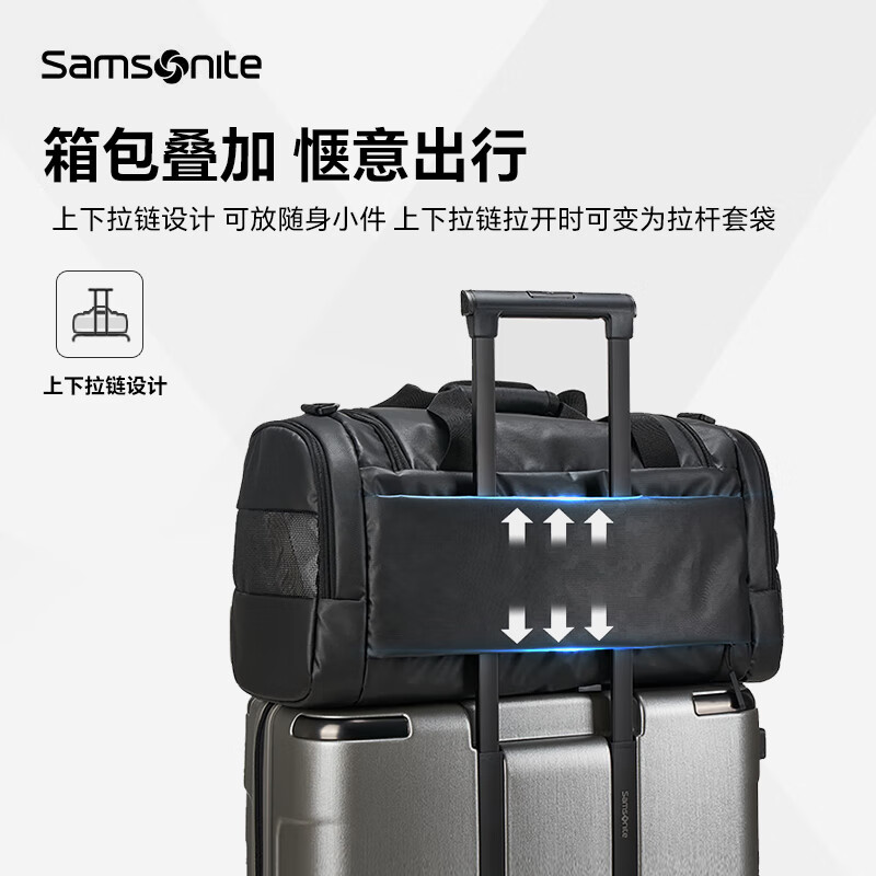 新秀丽（Samsonite）健身旅行包行李袋休闲运动包单肩手提包大容量出差旅行TR1*39023
