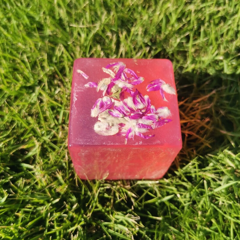 八街云南鲜花精油皂120g*4盒玫瑰茉莉洗脸澡洗头发肥皂洗手手工香皂 精油皂120g*4【玫瑰＋茉莉+金盏花＋千日红】+起泡网*4