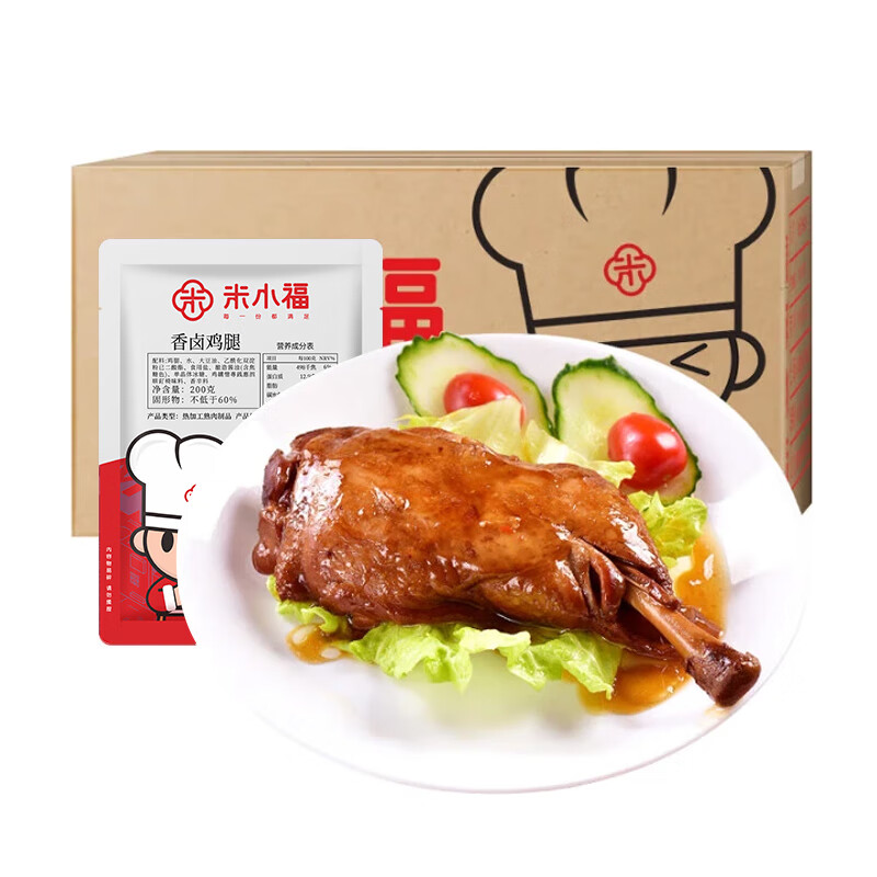 米小福常温料理包 200g一袋香卤鸡腿整箱50袋 外卖堂食小碗菜盖浇饭