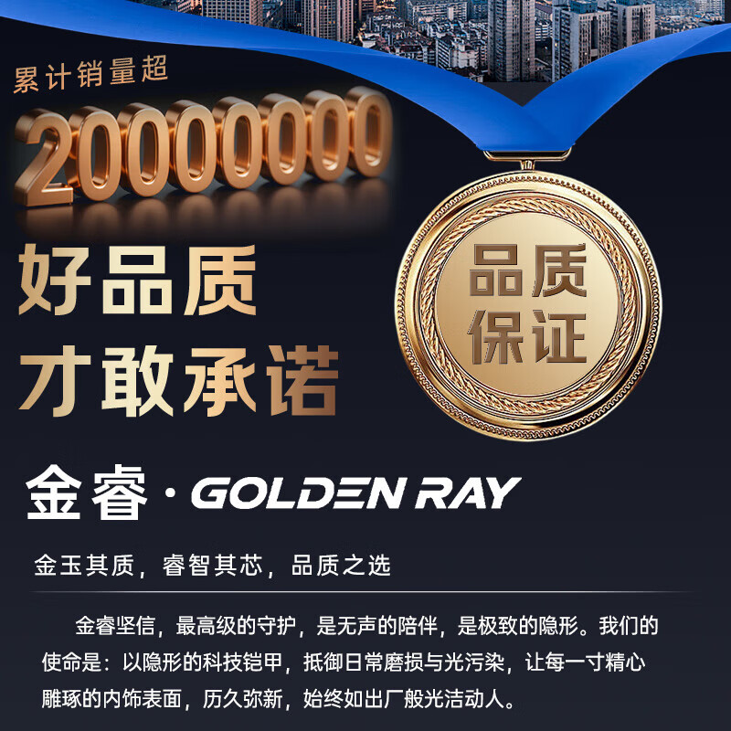 金睿 GOLDEN RAY适用于26款问界M7中控屏幕钢化膜配件汽车导航内饰显示屏保护膜 M7 超清款【导航+仪表+副驾+电视】赠空调膜
