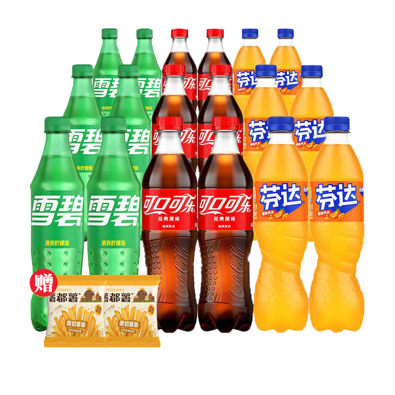 可口可乐含糖混合装500ml*18瓶