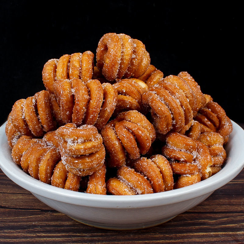 香酥麻花小麻花整箱网红零食小吃传统糕点点心 香酥麻花半斤装