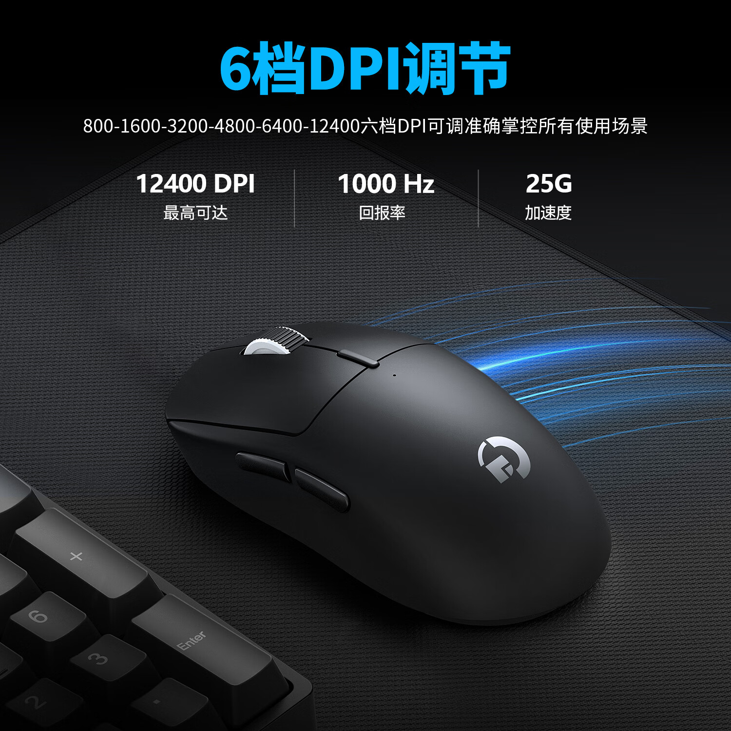 乾罗GPW-II系列无线蓝牙电竞鼠标宏编程英雄联盟吃鸡CS永劫无间狗屁王2代级压枪游戏网咖职业选手专用 白色狗屁王二代无线鼠标