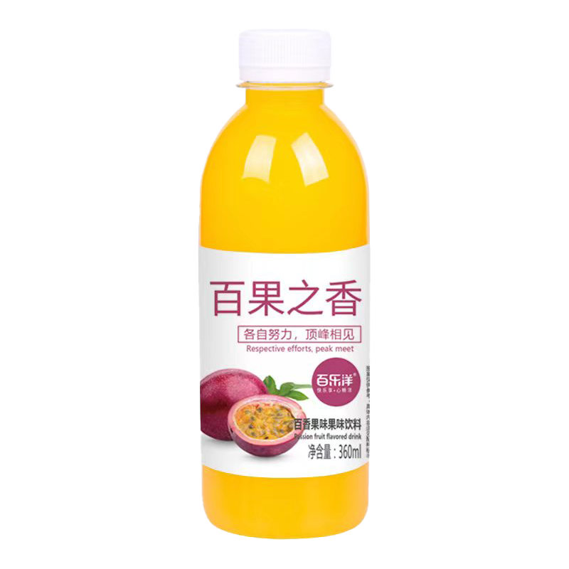 百乐洋 百香果汁 果味饮料 360mL*2瓶