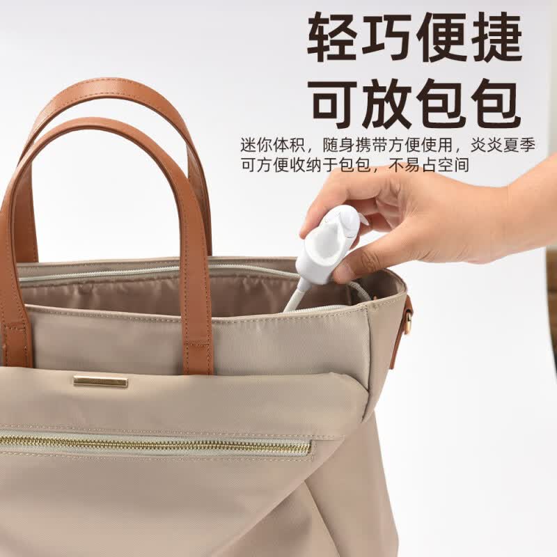 铭汇通全息风扇USB直插仿时间闪字LED七彩电风扇仿时钟家用办公室桌面迷你电脑小风扇定制创意礼品扇 裸眼3d全息风扇 3.5*3.5*33cm