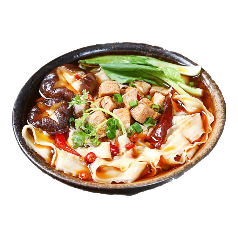 铁棍山药刀削面非油炸方便速食面条挂面粗粮代餐食品 铁棍山药刀削面100g*2包