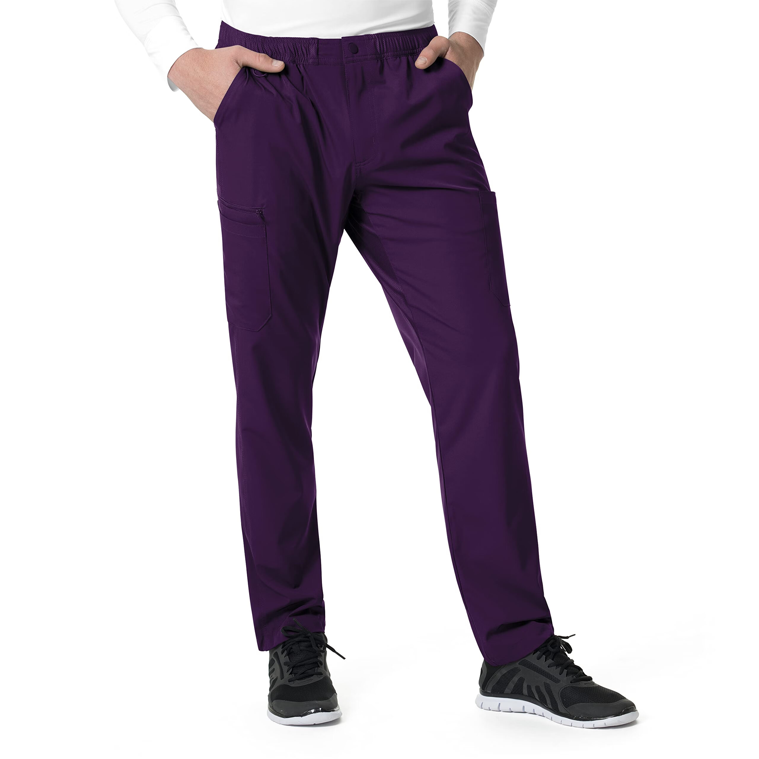Carhartt卡哈特 Mens Cargo Medical Scrubs Pants  Eggplant  Small 茄紫色 Small Short
