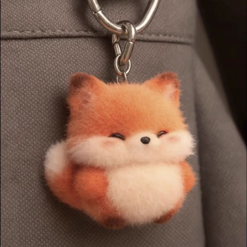 迪士尼（Disney）原创新款赤红小狐狸毛绒公仔高颜值可爱狐狸毛绒包包挂件超萌玩偶 小狐狸挂件【1个】