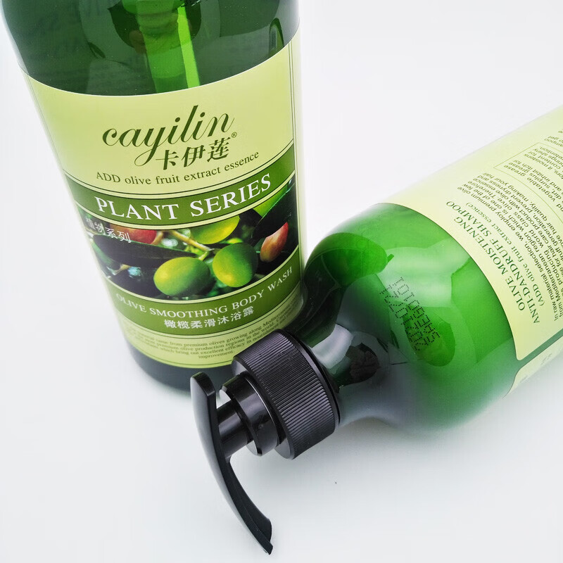 【实付25】卡伊莲 橄榄去屑洗发露750g+沐浴露750g组合装 