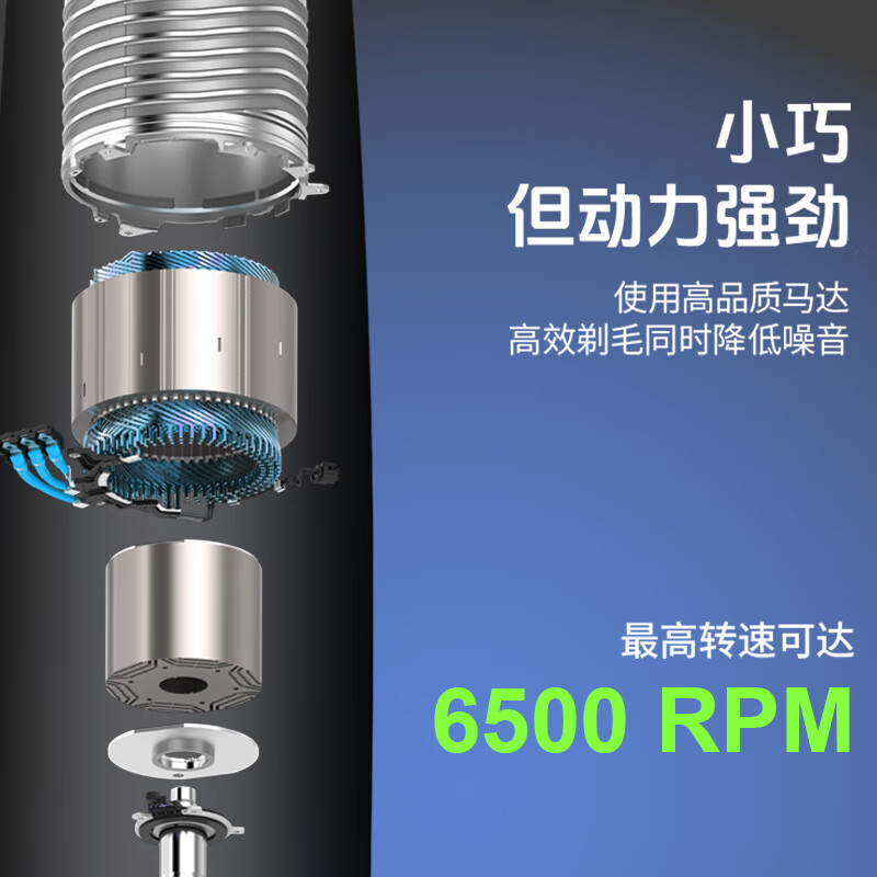 DIXIX帝色鼻毛修剪器修眉刀刮毛器脱毛仪电动剃须刀修鼻毛器理发器神器多功能个人理容套装 充电式个人理容套装